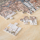  kaart van Berlijn Duitsland (1894) Legpuzzel (Zijkant)