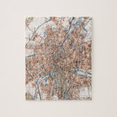  kaart van Berlijn Duitsland (1894) Legpuzzel (Verticaal)