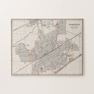 kaart van Birmingham Alabama (1901) Legpuzzel