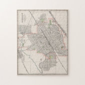 kaart van Birmingham Alabama (1901) Legpuzzel (Verticaal)