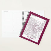 Kaart van Bordeaux Frankrijk Planner (Display)