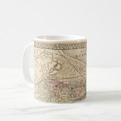 kaart van Boston (1880) Koffiemok (Voorkant links)