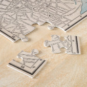  kaart van Boston MA (1893) Legpuzzel (Zijkant)