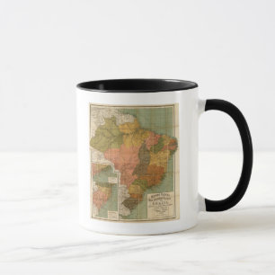 Kaart van Brazilië Mok