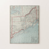  kaart van British Columbia (1901) Legpuzzel (Verticaal)