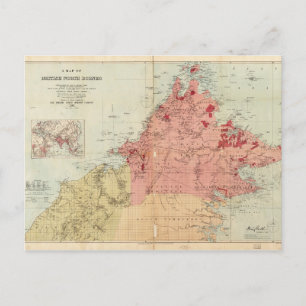 Kaart van British North Borneo (1899)
