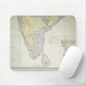 Kaart van Brits Zuid-India, 1872 Muismat (Met muis)