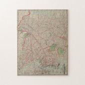 kaart van Brooklyn NY (1895) Legpuzzel (Verticaal)