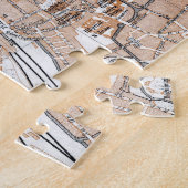  kaart van Brugge (1905) Legpuzzel (Zijkant)