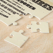  kaart van Buenos Aires Argentina (1921) Legpuzzel (Zijkant)