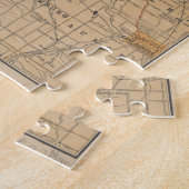 kaart van buffels (1893) legpuzzel (Zijkant)