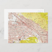  kaart van Burbank California (1953) (Voorkant / Achterkant)