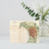  kaart van Burlington Vermont (1872) (Staand voorkant)