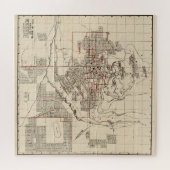  kaart van Butte Montana (1909) Legpuzzel (Horizontaal)