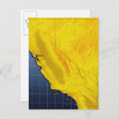 Kaart van Californië en Nevada (Voorkant / Achterkant)