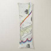 Kaart van Californië Lichaamskussen (Voorkant Verticaal)