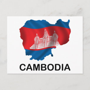 Kaart van Cambodja