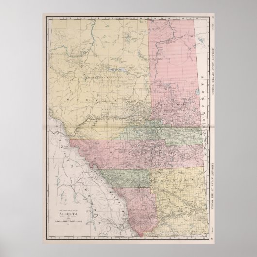  kaart van Canada (1912) Poster (Voorkant)