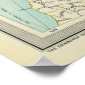  kaart van Canada (1922) Poster (Hoek)