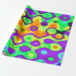 Kaart van Candyland Cadeaupapier