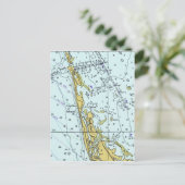  kaart van Captiva Island (Staand voorkant)