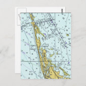  kaart van Captiva Island (Voorkant / Achterkant)