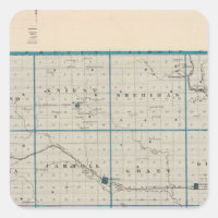 Kaart van Carroll County, staat Iowa