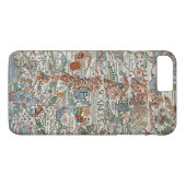 kaart van Carta Marina Scandinavia Case-Mate iPhone Case (Achterkant (Horizontaal))