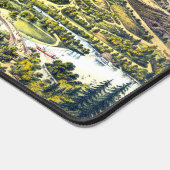 kaart van Central Park, New York, 1873 Bureaumat (Hoek)