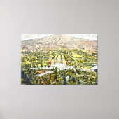 kaart van Central Park, New York, 1873 Canvas Afdruk (Voorkant)