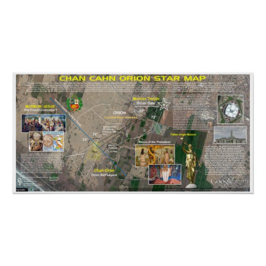 Kaart van Chan Chan Star Perfect Poster (Voorkant)