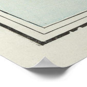 kaart van Charleston SC (1901) Poster (Hoek)