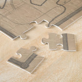  kaart van Chattanooga TN (1885) Legpuzzel (Zijkant)