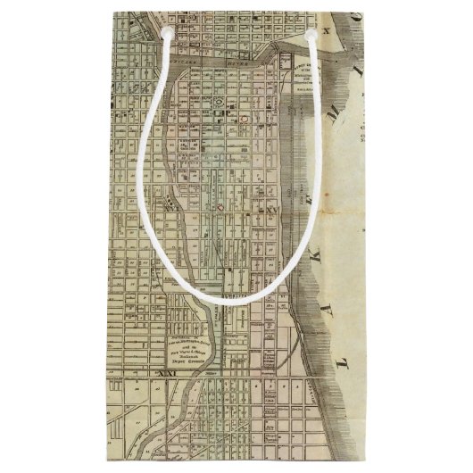 Kaart van Chicago Klein Cadeauzakje (Voorkant)