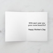 Kaart van Chickadee Large Font Moederdag (Binnen)