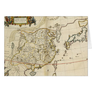 kaart van China 1662