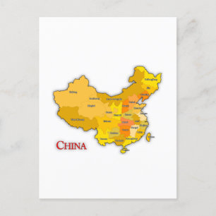 Kaart van china patriottisch
