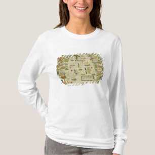 Kaart van China zee, facsimile van Miller Atlas T-shirt