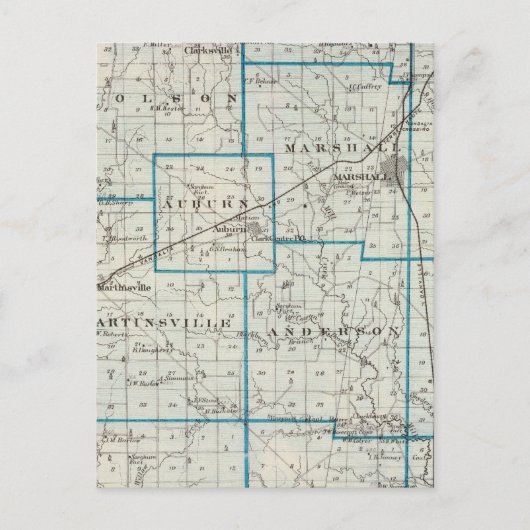 Kaart van Clark County (Voorkant)