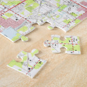  kaart van Clearwater Florida (1974) Legpuzzel (Zijkant)