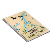 Kaart van Como Italië Notitieboek (Rechterzijde)