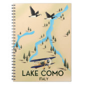 Kaart van Como Italië Notitieboek (Voorkant)