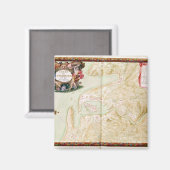 Kaart van Concarneau Magneet (Voorkant / Achterkant)