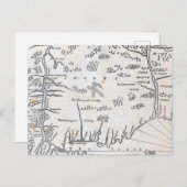  kaart van Connecticut (Voorkant / Achterkant)