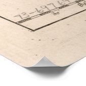  kaart van Cuba (1764) Poster (Hoek)