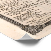  kaart van Danbury Connecticut (1867) Poster (Hoek)