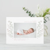 Kaart van de aankondiging van de geboorte van de M (Staand voorkant)