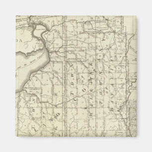 Kaart van de aankoop van Morris of West Geneseo Magneet