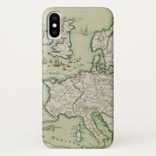 Kaart van de aanval van de marine op Engeland door iPhone X Hoesje
