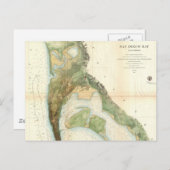 kaart van de baai van San Diego (1857) (Voorkant / Achterkant)